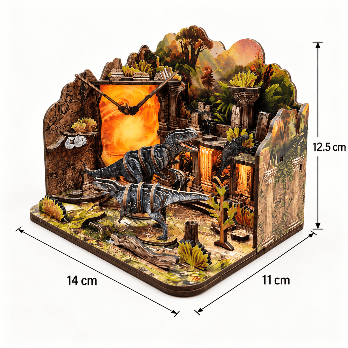 Dinosaur Apocalypse DIY Miniature Model Kit