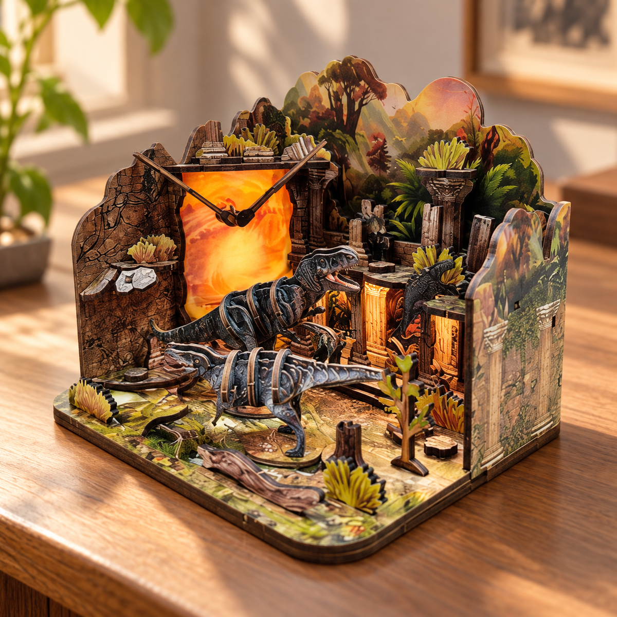 Dinosaur Apocalypse DIY Miniature Model Kit