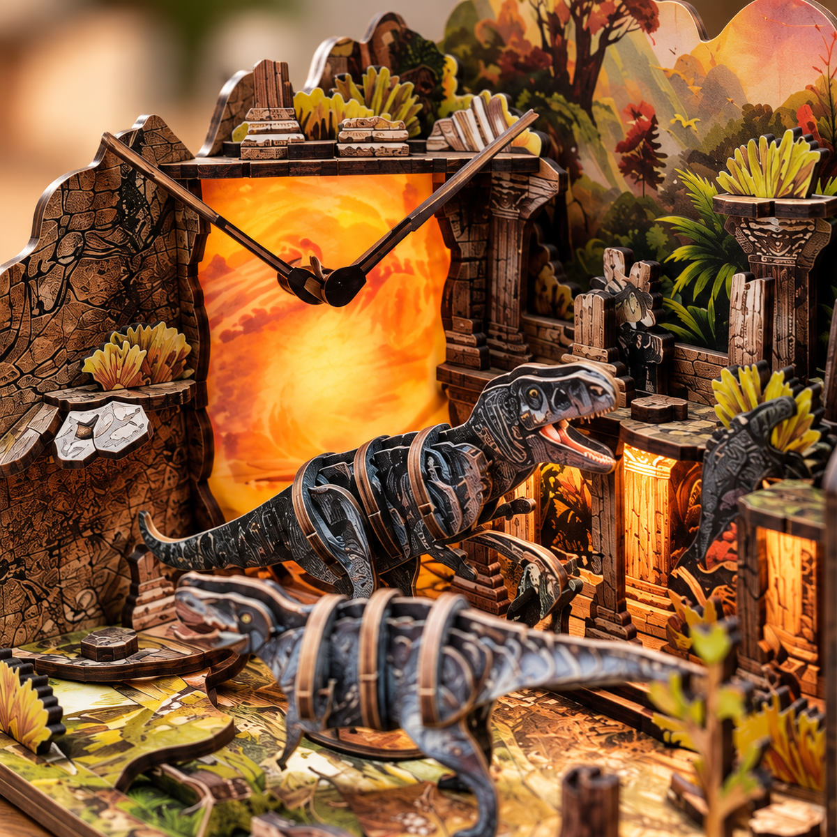 Dinosaur Apocalypse DIY Miniature Model Kit