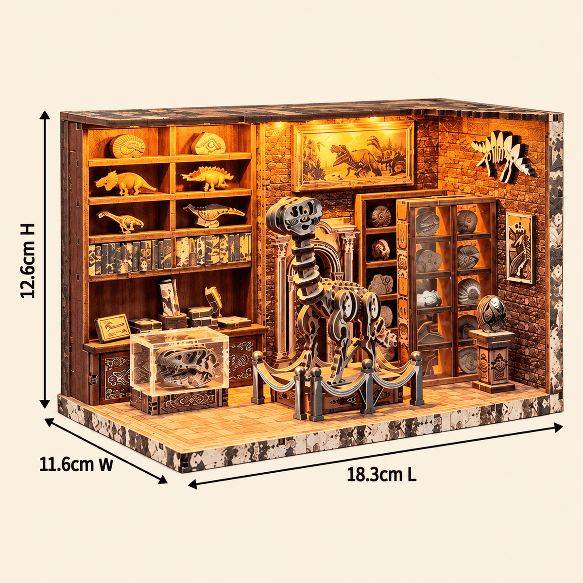 Dinosaur Research Institute DIY Miniature Model Kit
