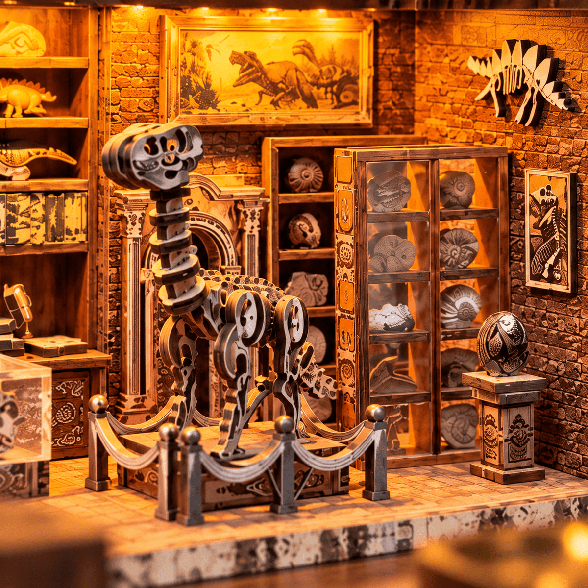 Dinosaur Research Institute DIY Miniature Model Kit