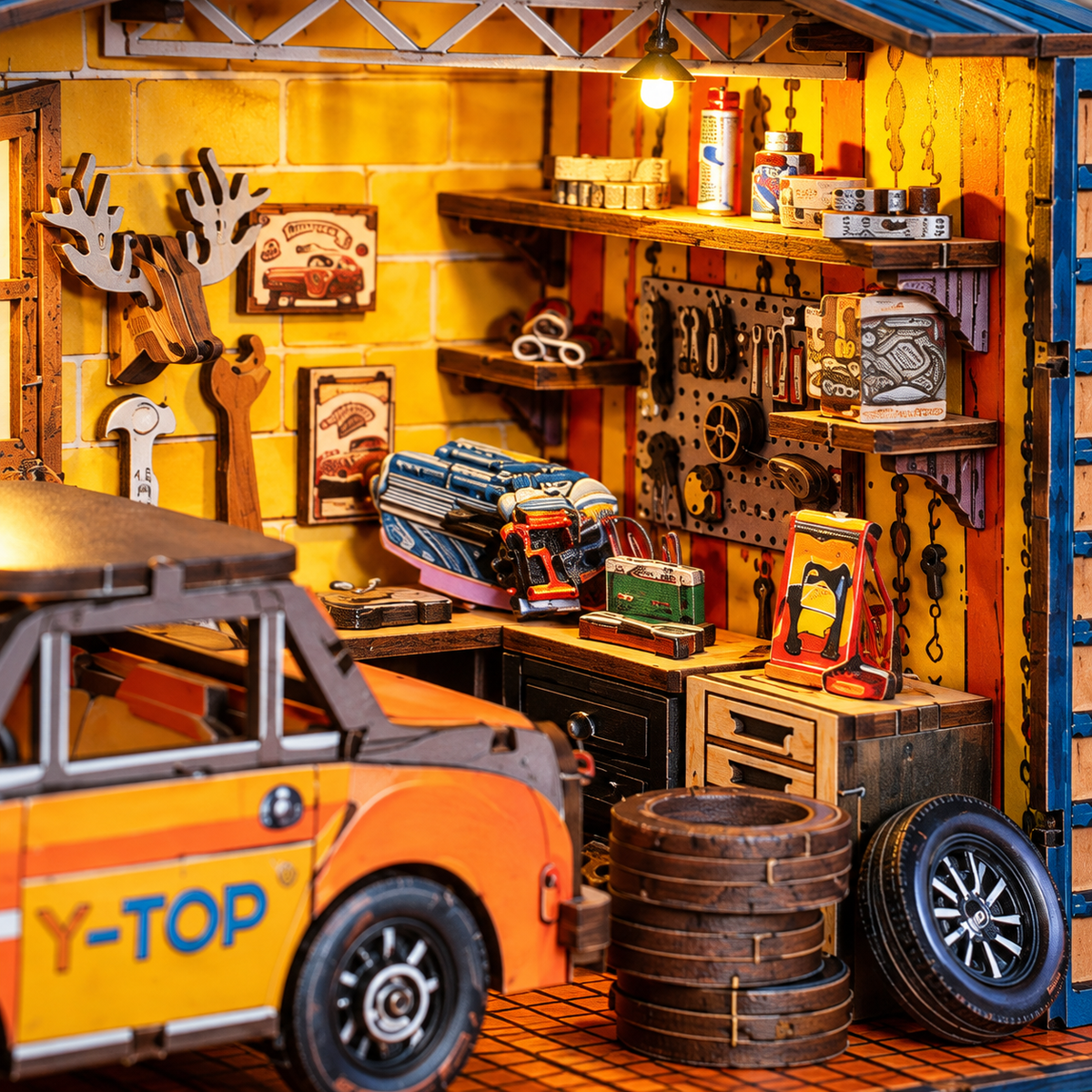 DreamRide Auto Workshop DIY Miniature Model Kit