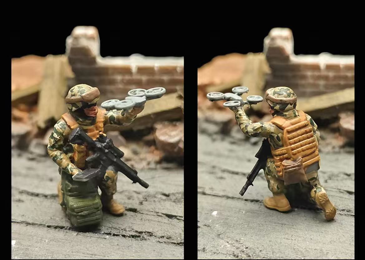 Drone Squad – Set of 6 Modern Soldier Miniatures