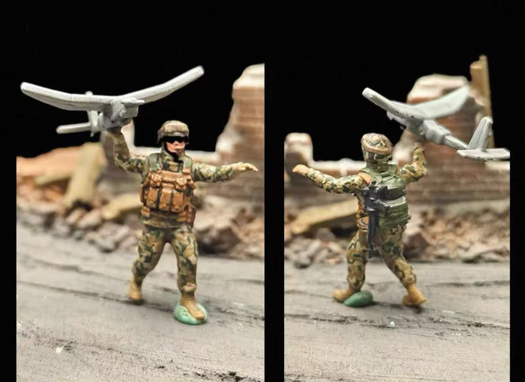 Drone Squad – Set of 6 Modern Soldier Miniatures