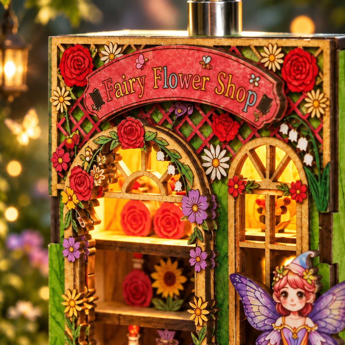Fairy Flower Shop DIY Miniature Model Kit