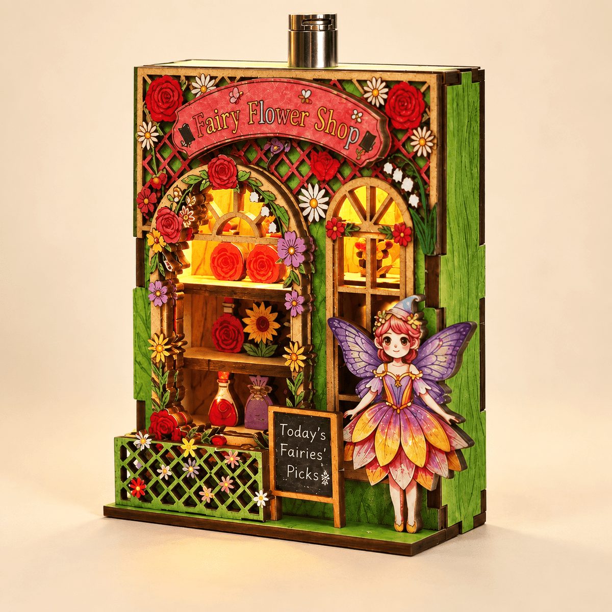 Fairy Flower Shop DIY Miniature Model Kit
