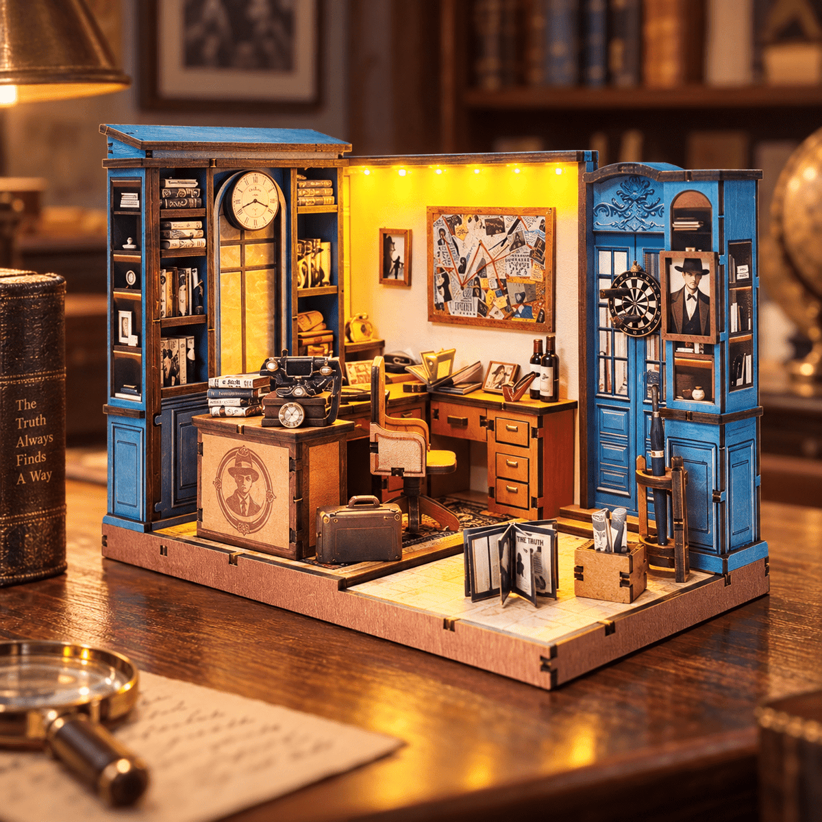 Famous Detective Agency DIY Miniature Model Kit