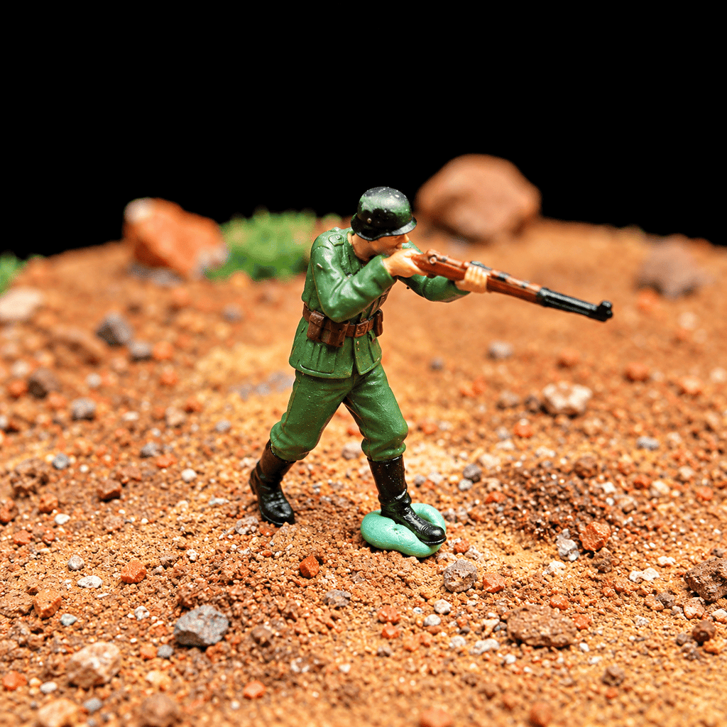 Firing Squad Diorama – 1/72 Scale Set of 6 Figures with Base