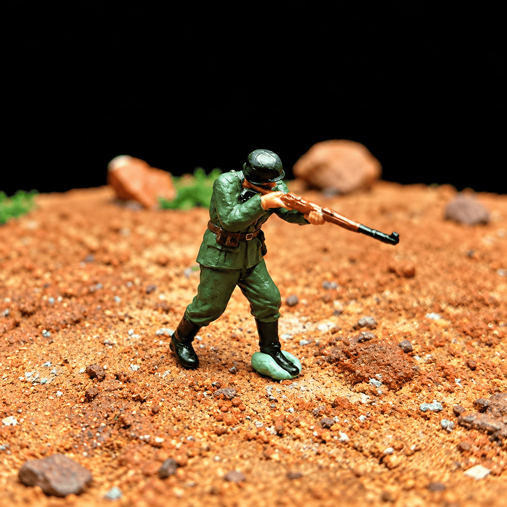 Firing Squad Diorama – 1/72 Scale Set of 6 Figures with Base