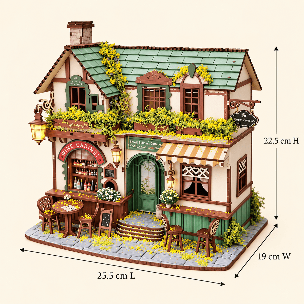 Forest Whisper Villa DIY Miniature Model Kit