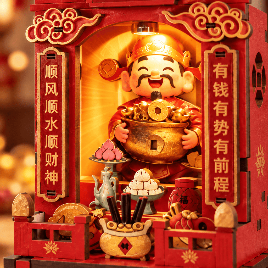 Fortune God Shrine DIY Miniature Model Kit