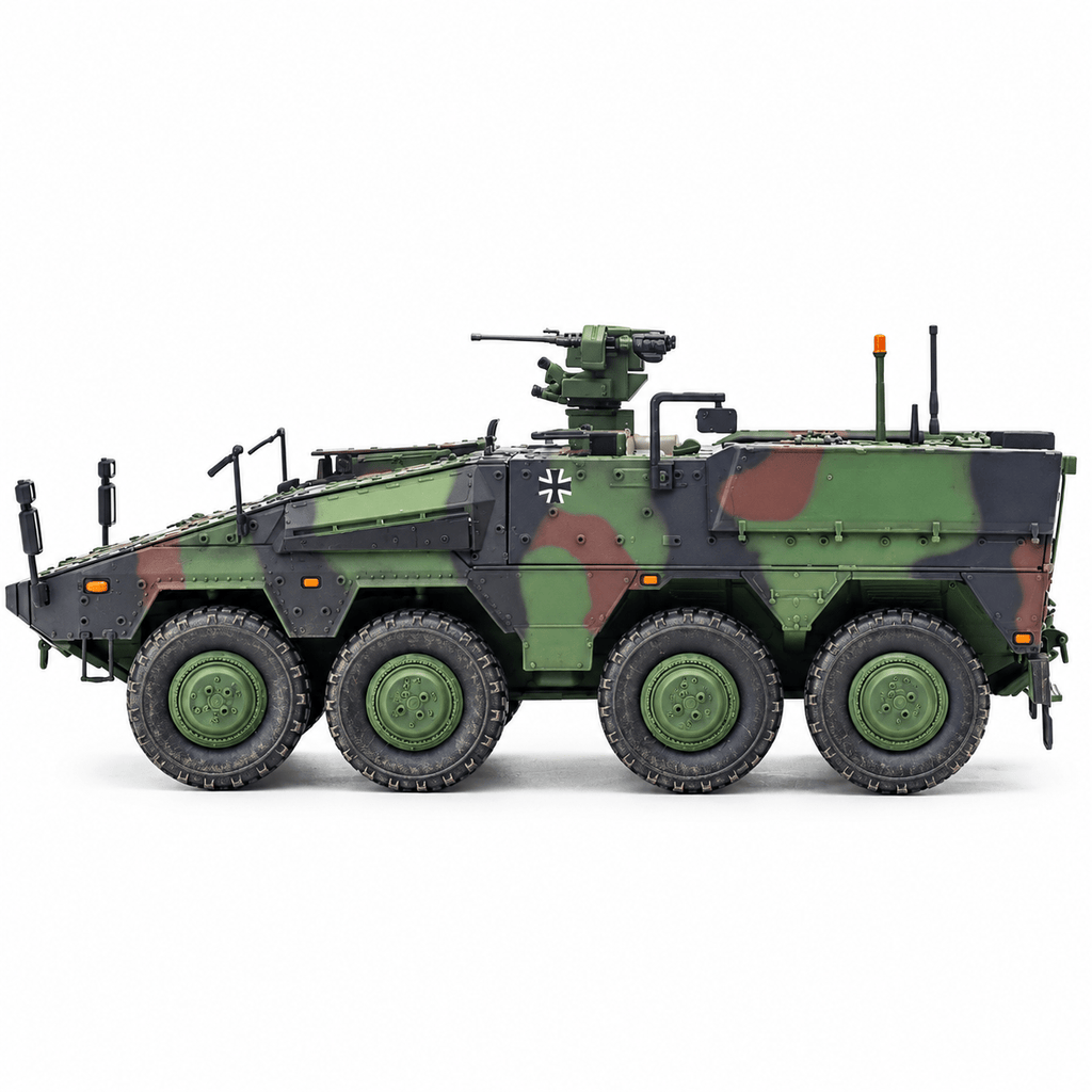 German Boxer Armoured Personnel Carrier – 1/72 Scale Three-Colour Camouflage Model