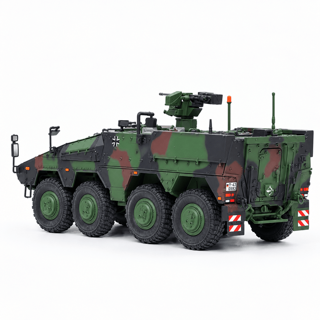 German Boxer Armoured Personnel Carrier – 1/72 Scale Three-Colour Camouflage Model