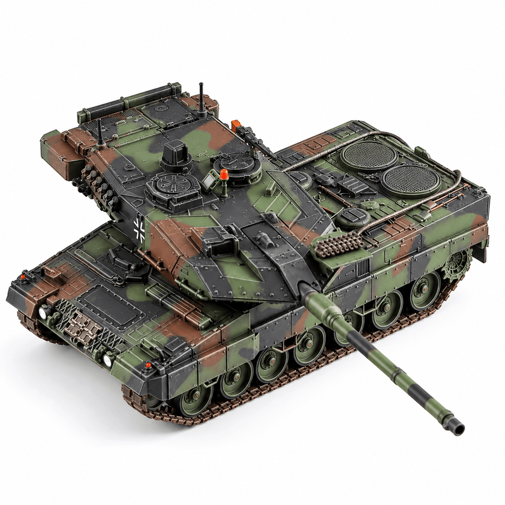German Leopard 2A7 – 1/72 Scale Three-Colour Camouflage Finished Tank Model