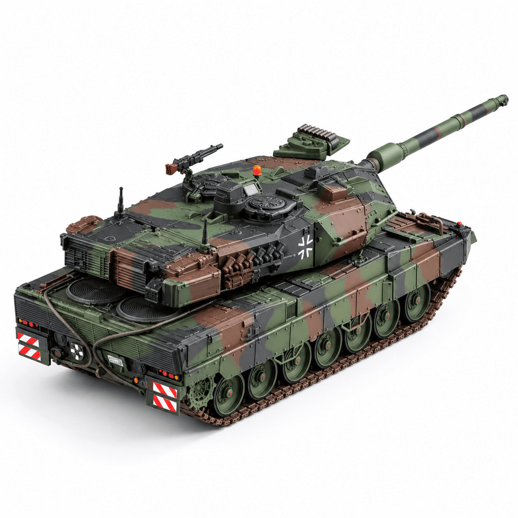 German Leopard 2A7 – 1/72 Scale Three-Colour Camouflage Finished Tank Model