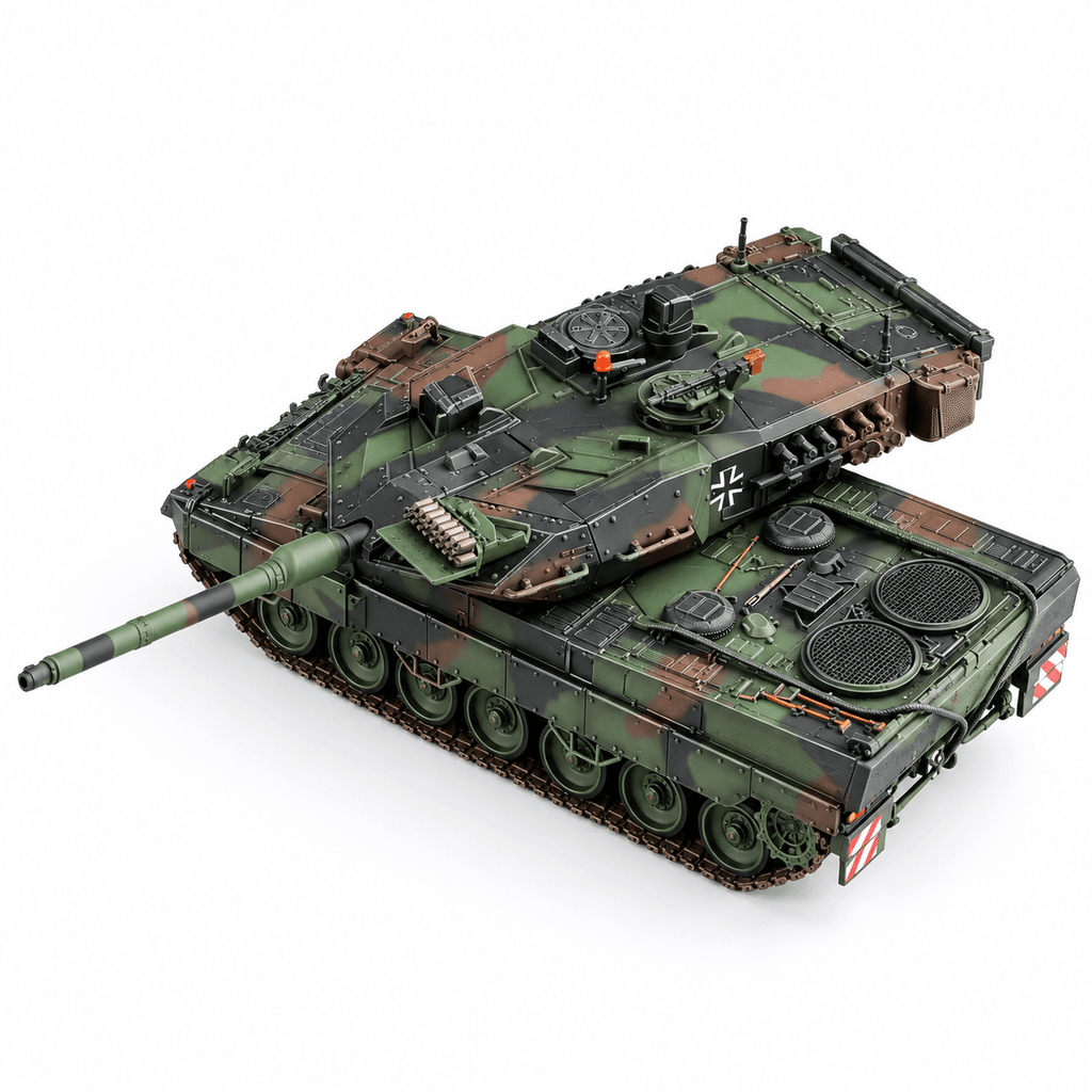German Leopard 2A7 – 1/72 Scale Three-Colour Camouflage Finished Tank Model