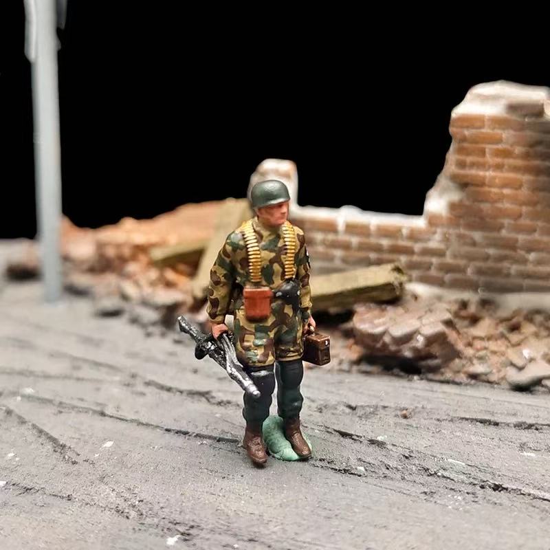 German Paratroopers – 1/72 Scale Set of 7 Soldier Figures