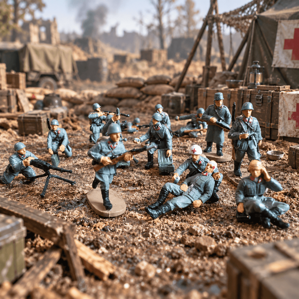 Great War Italian Soldiers – 1/72 Scale Set of 14