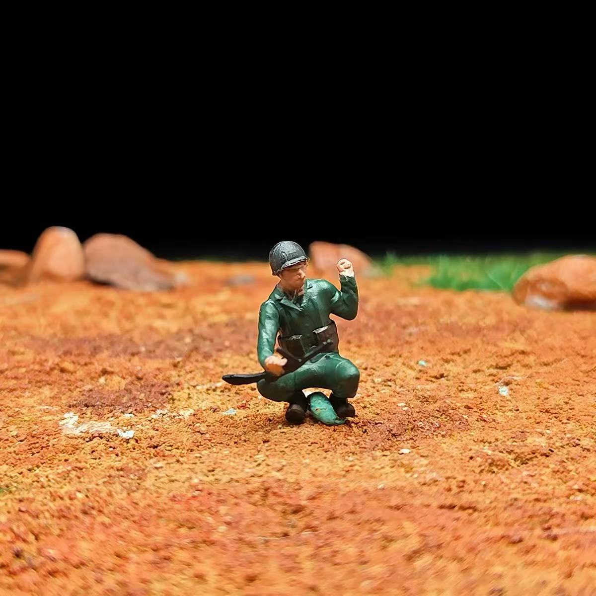 Hurricane Rescue WWII Diorama – 1/72 Scale 11 Figures with Base