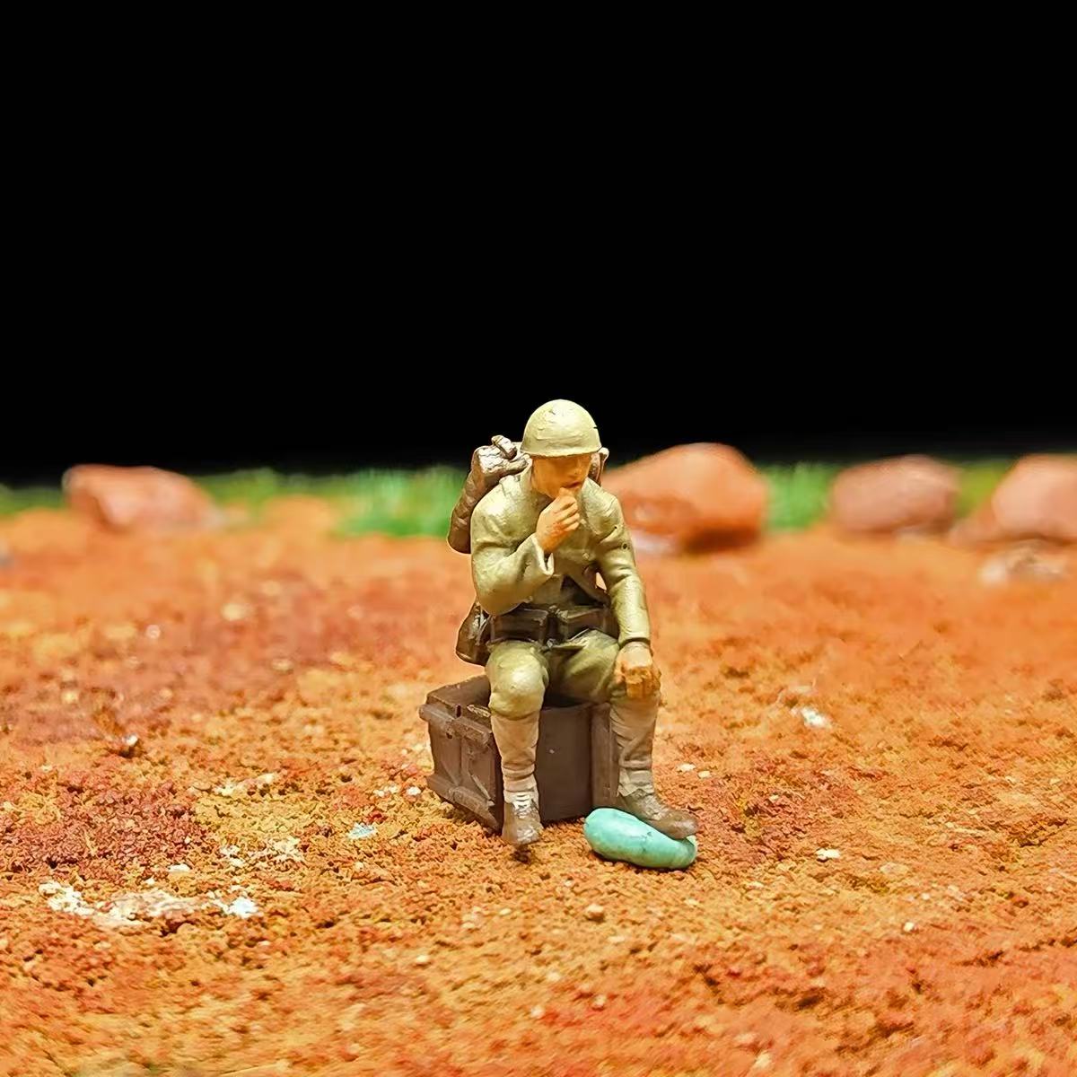 Hurricane Rescue WWII Diorama – 1/72 Scale 11 Figures with Base