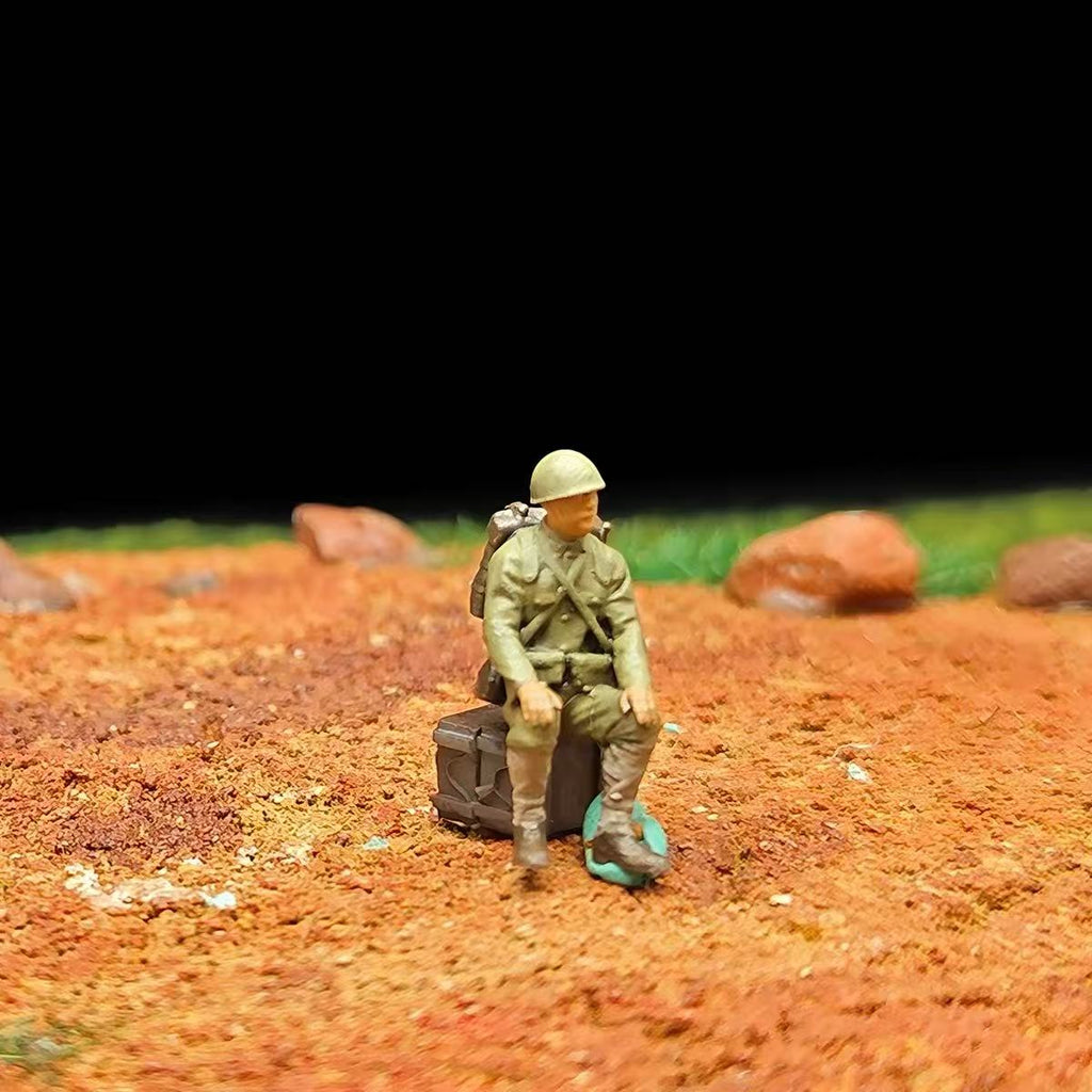 Hurricane Rescue WWII Diorama – 1/72 Scale 11 Figures with Base