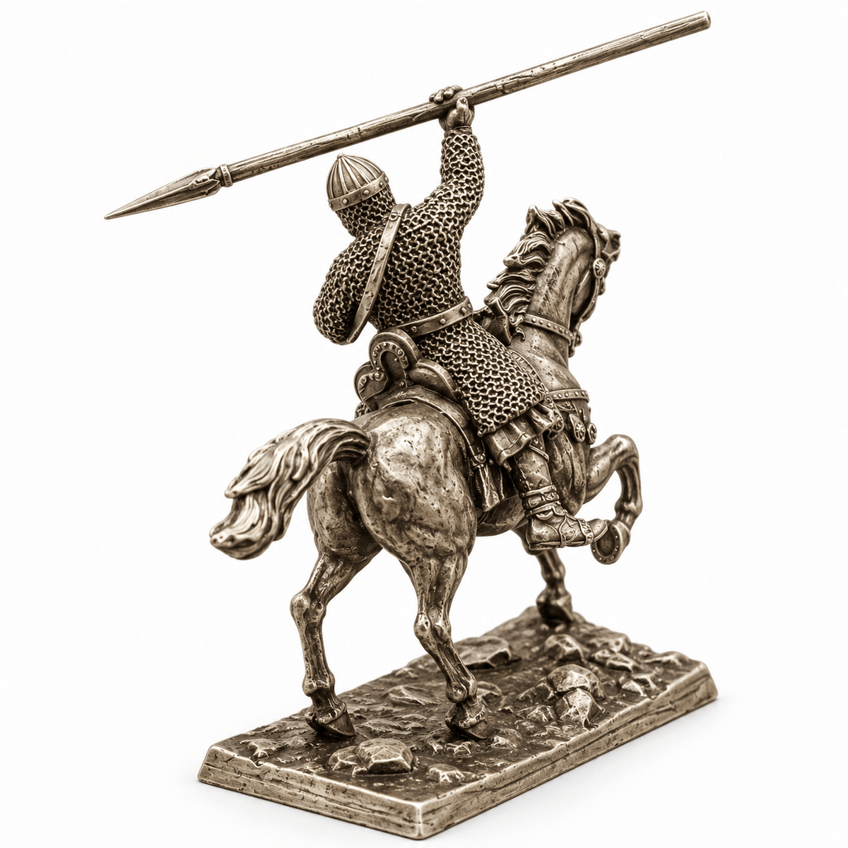 Imperial Javelin Cavalry – White Brass Mounted Miniature