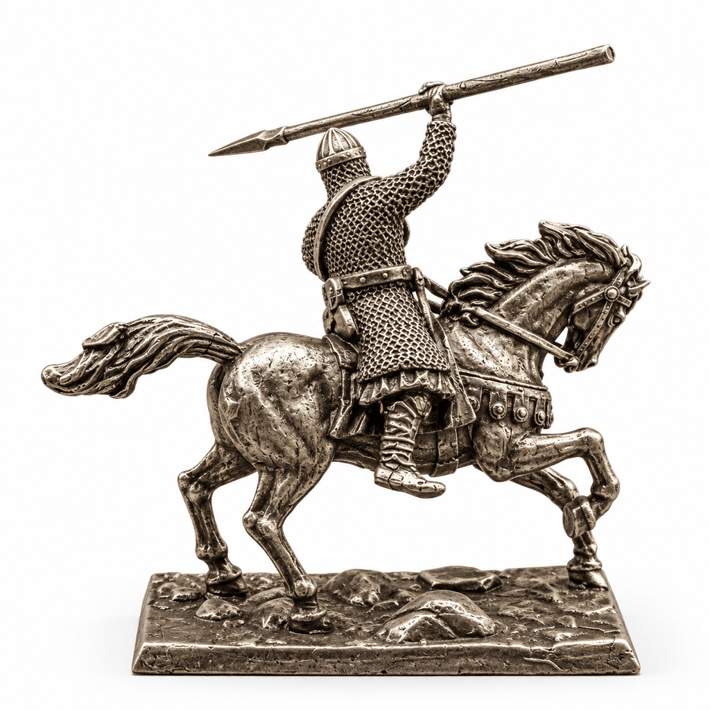 Imperial Javelin Cavalry – White Brass Mounted Miniature