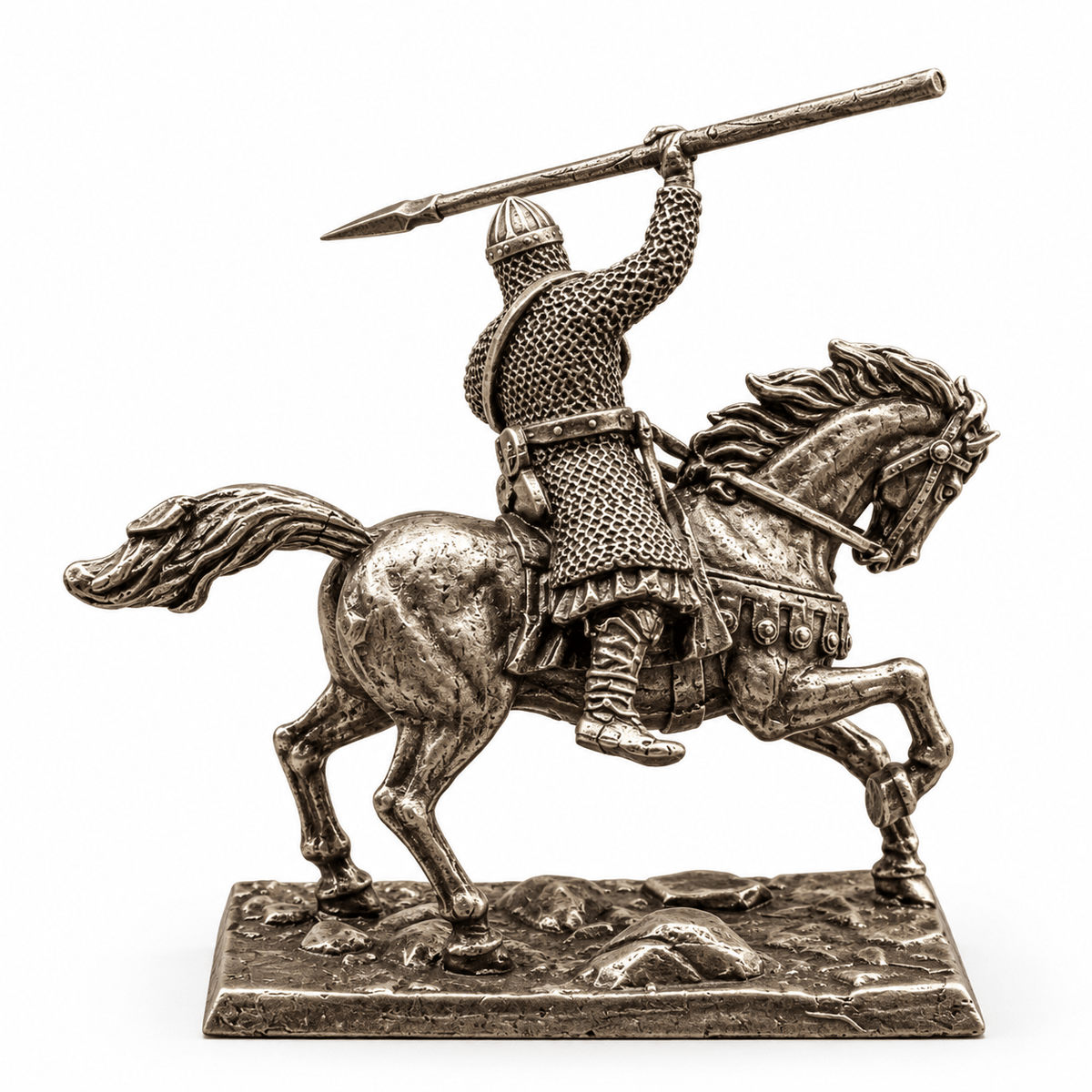 Imperial Javelin Cavalry – White Brass Mounted Miniature