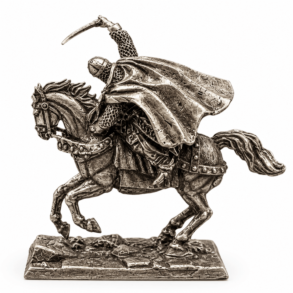 Imperial Sword Cavalry – White Brass Mounted Miniature