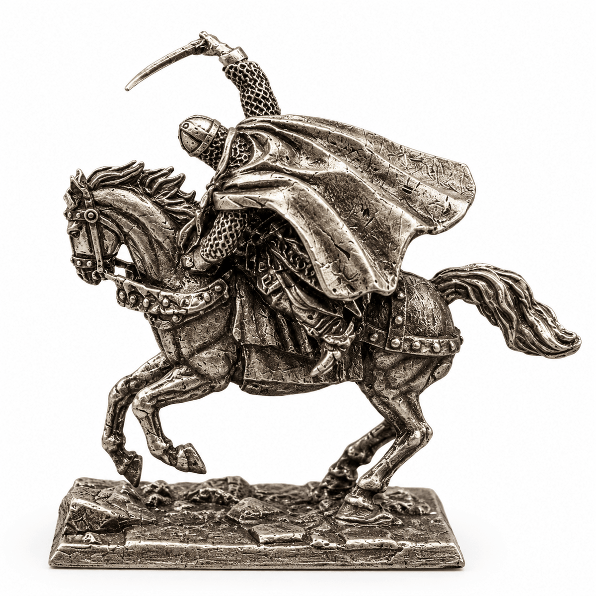 Imperial Sword Cavalry – White Brass Mounted Miniature