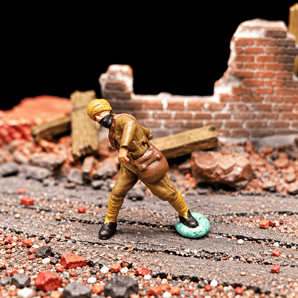 Indian Soldiers – 1/72 Scale Set of 9