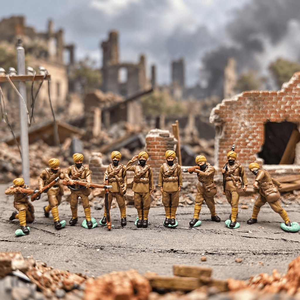 Indian Soldiers – 1/72 Scale Set of 9