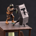 Insurgent Heavy Machine Gunner – 1/72 Scale Painted Resin Figure