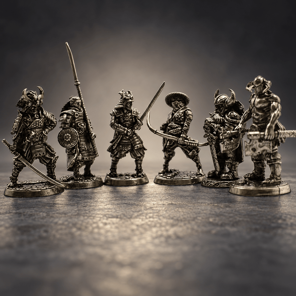 Japanese Samurai – Set of 6 Miniature Figures