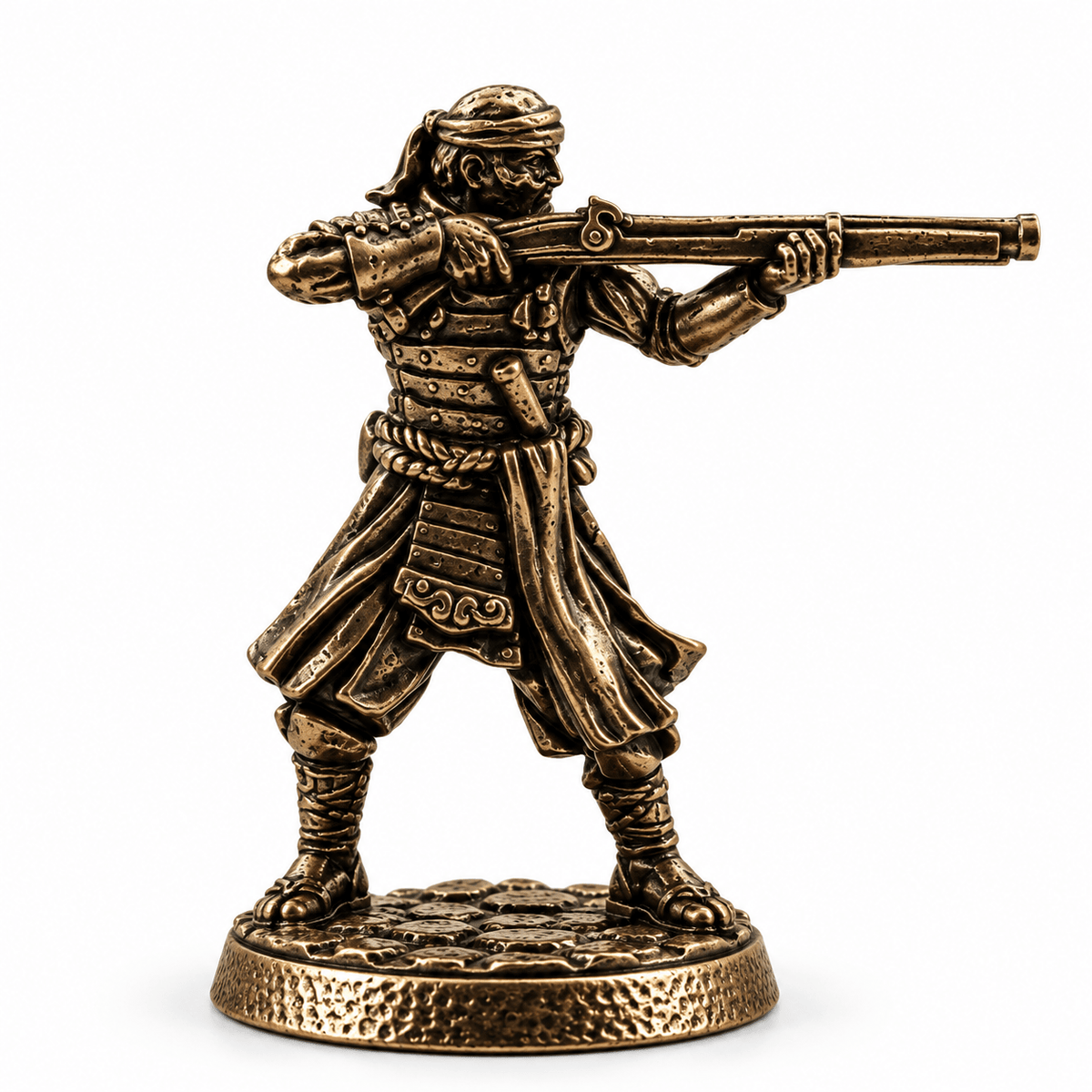 Japanese Shogunate Matchlock Soldiers – Set of 4 Miniature Figures