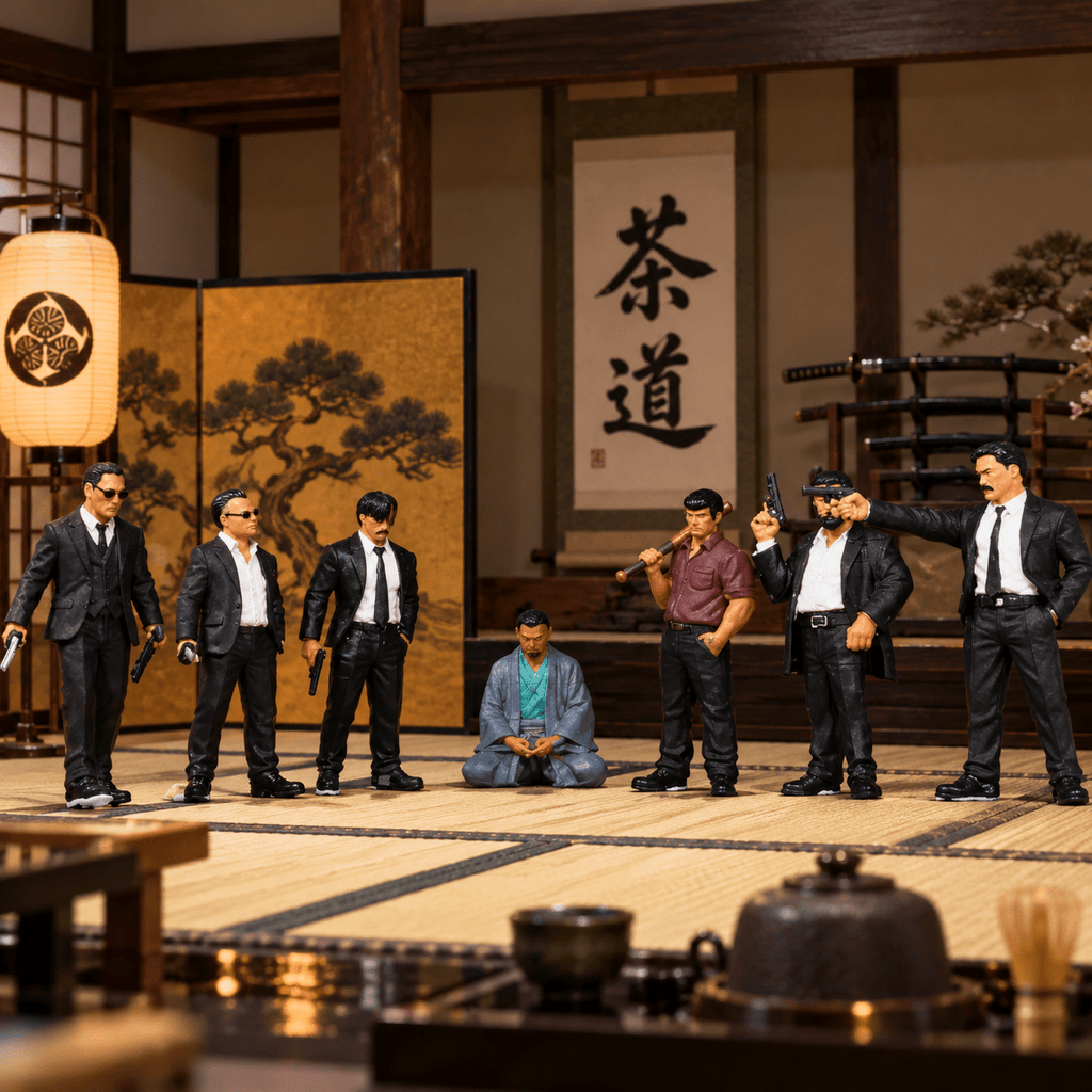 Japanese Yakuza – 1/64 Scale Set of 7 Miniature Figures
