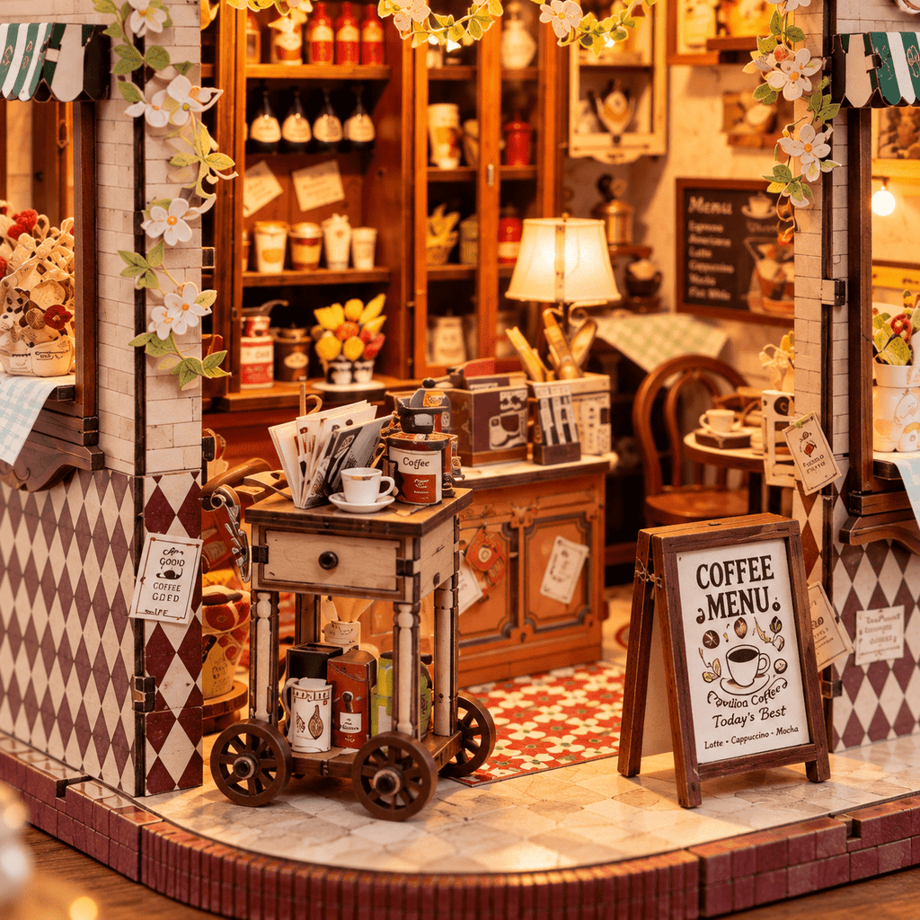 Leisure Pavilion Coffee House DIY Miniature Model Kit