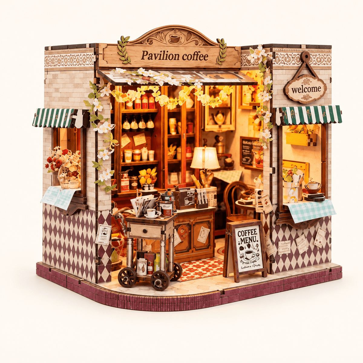 Leisure Pavilion Coffee House DIY Miniature Model Kit