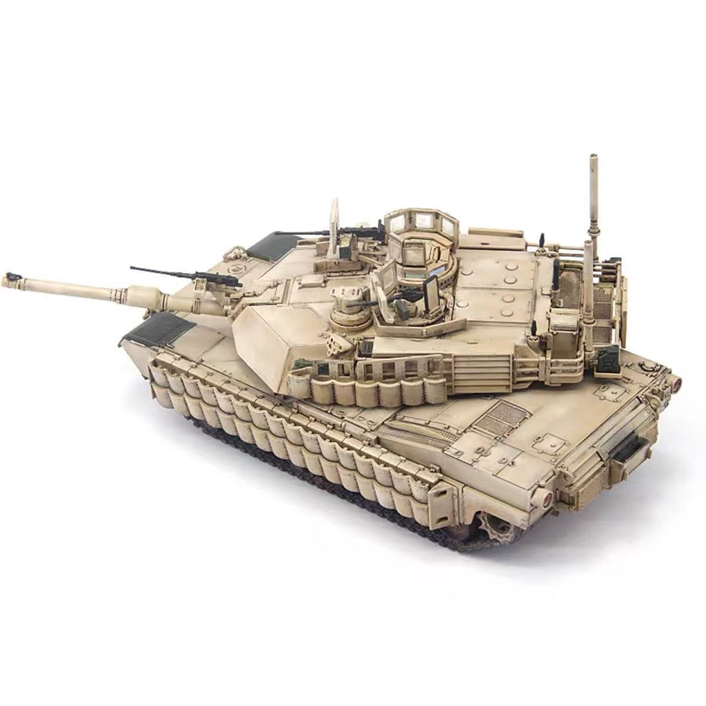 M1A2 SEP Abrams TUSK II – 1/72 Scale Lightly Weathered Finished Tank Model
