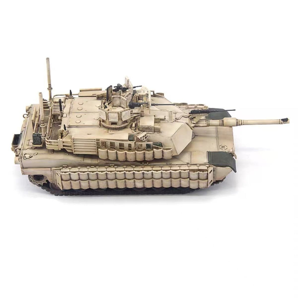 M1A2 SEP Abrams TUSK II – 1/72 Scale Lightly Weathered Finished Tank Model