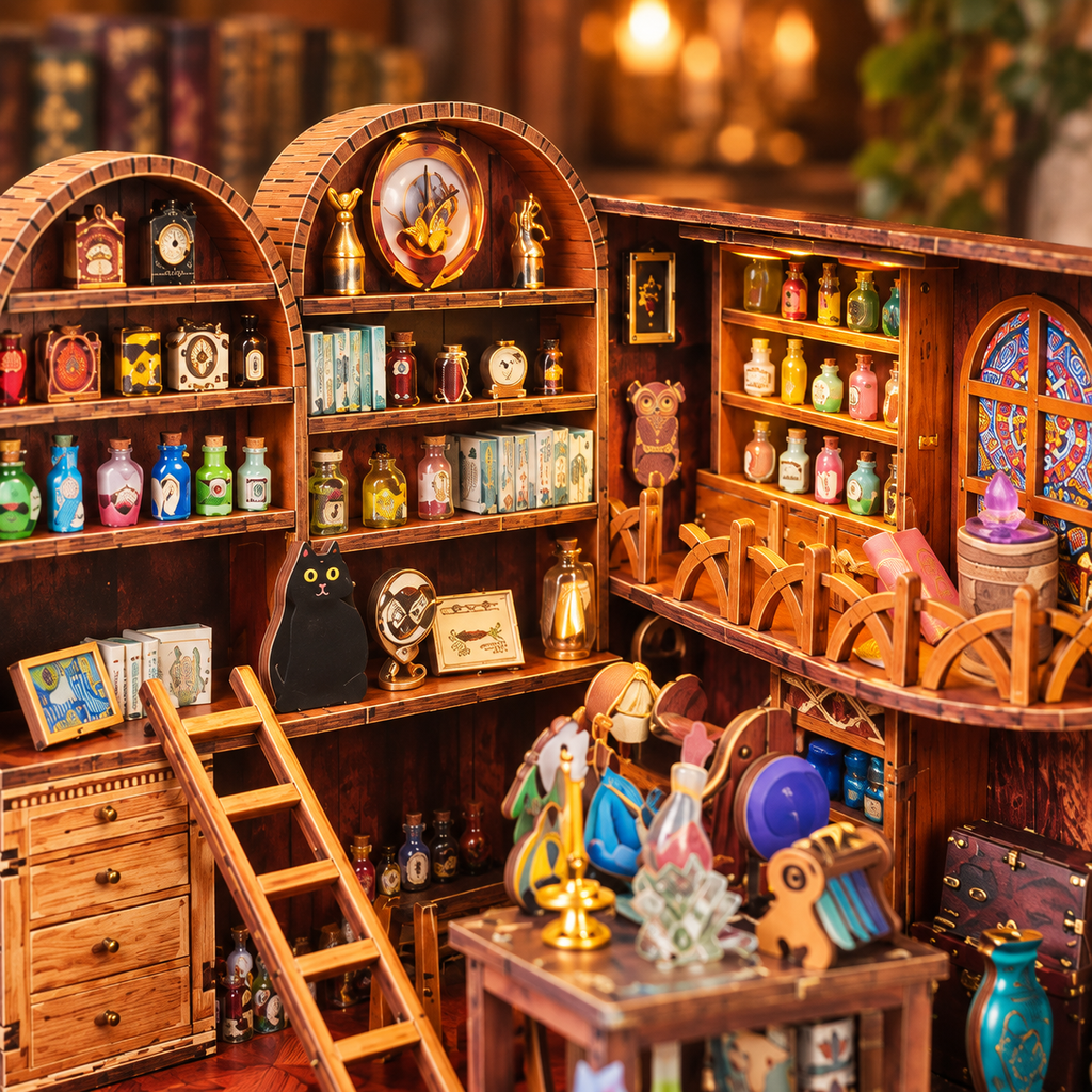 Magical Potion Lab DIY Miniature Model Kit