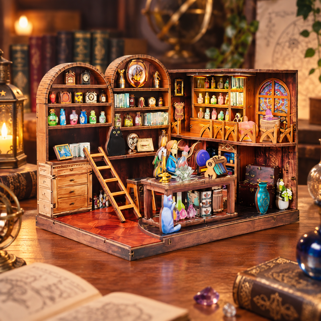 Magical Potion Lab DIY Miniature Model Kit