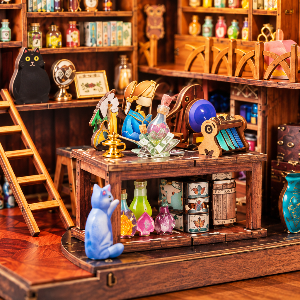 Magical Potion Lab DIY Miniature Model Kit