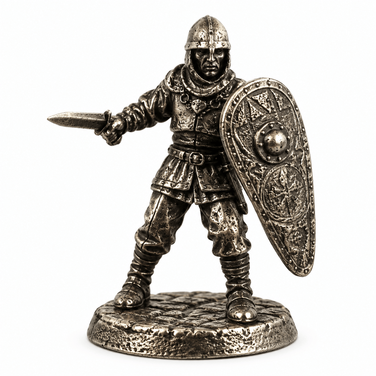 Medieval Knights & Monks – Set of 6 Miniature Figures