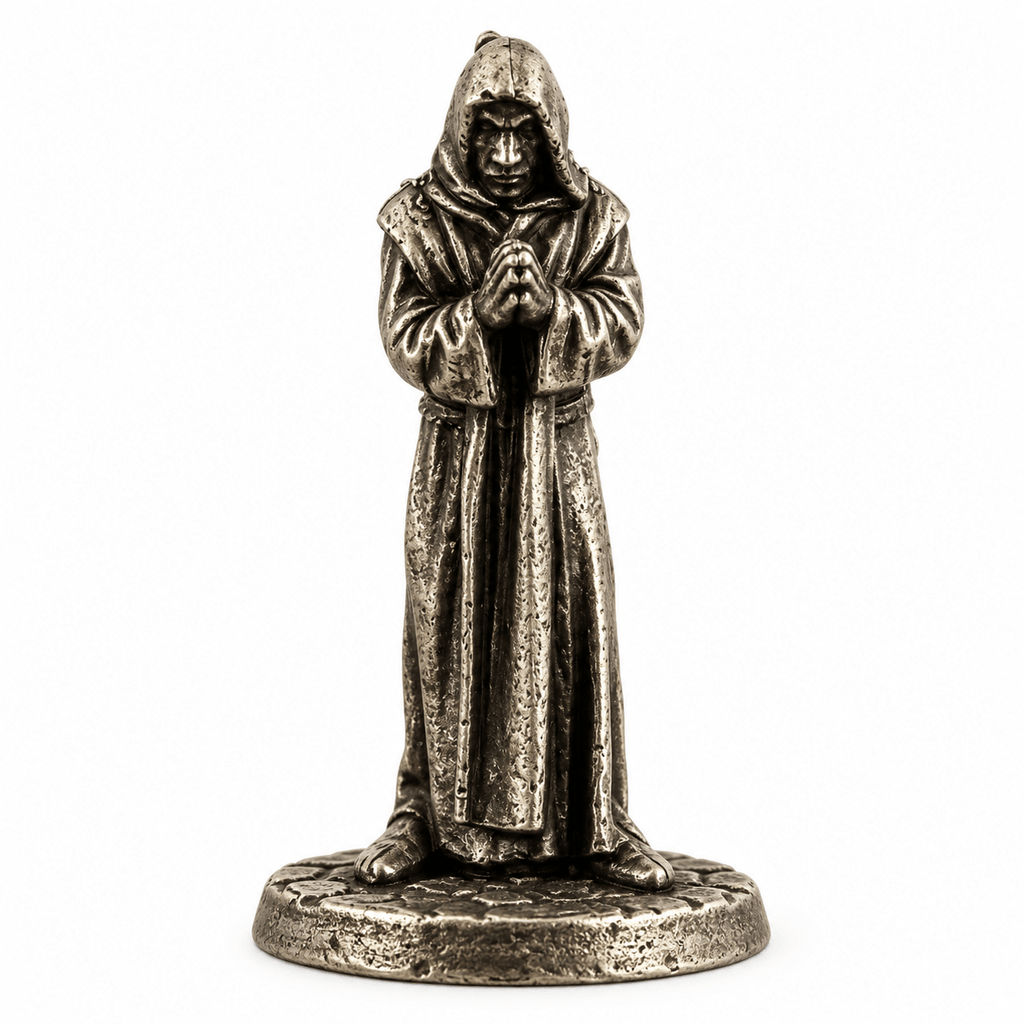 Medieval Knights & Monks – Set of 6 Miniature Figures