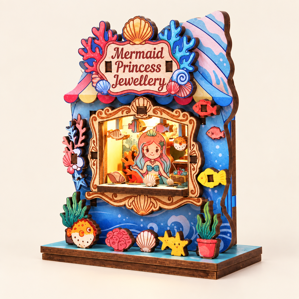 Mermaid Princess Jewellery DIY Miniature Model Kit