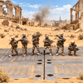 Modern Desert Soldiers – 1/72 Scale Set of 6