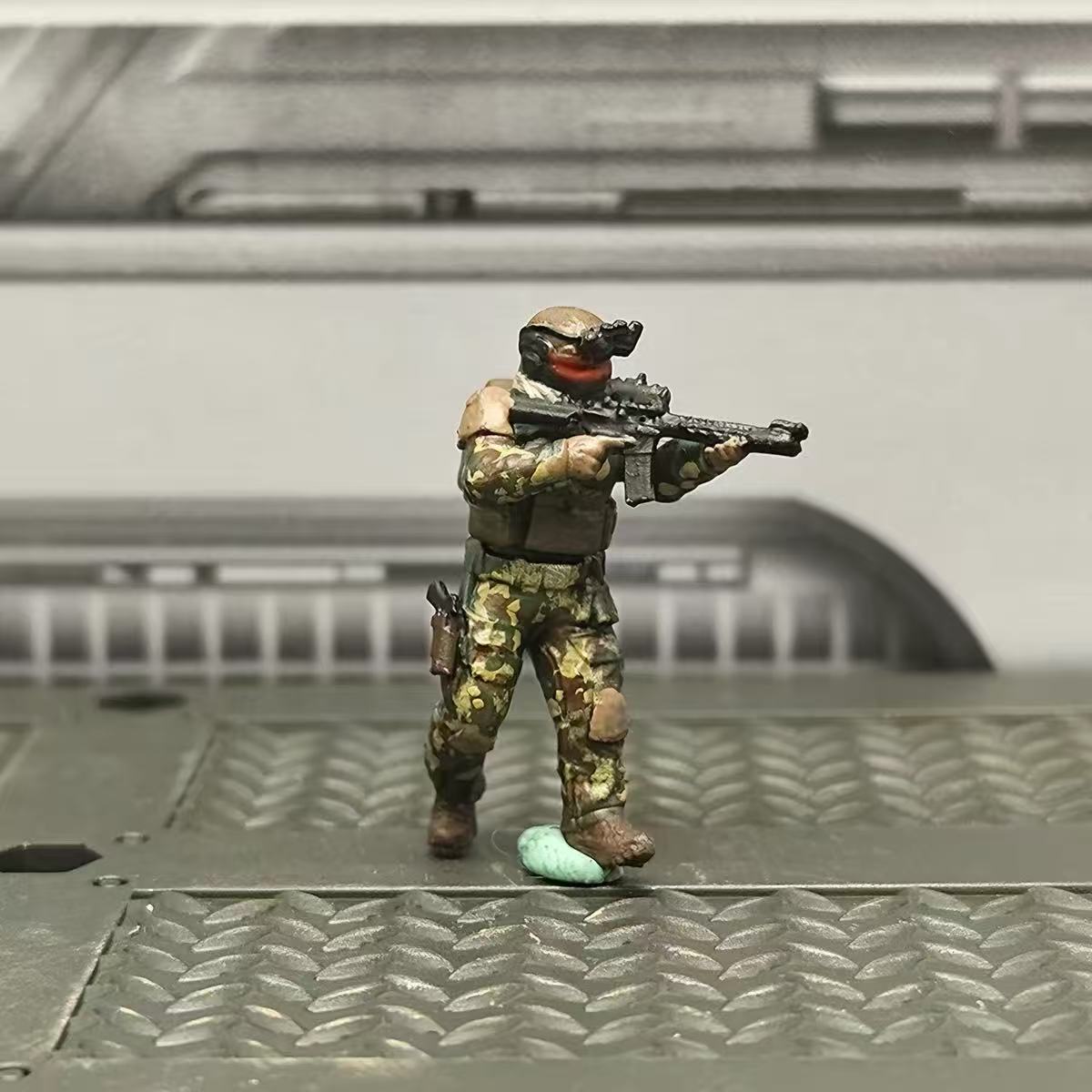 Modern Tactical Soldiers – Set of 4 Miniature Figures