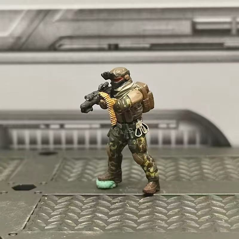 Modern Tactical Soldiers – Set of 4 Miniature Figures