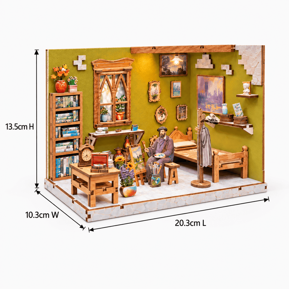 Monet's Studio DIY Miniature Model Kit